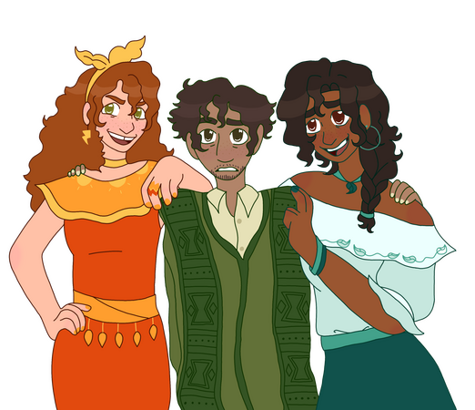 encanto young triplets