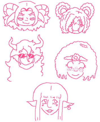 kingdom project doodles