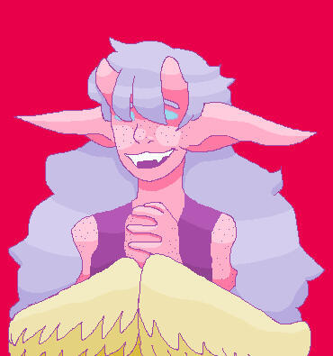 rando mspaint demon lady