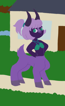 random centaur demon lady