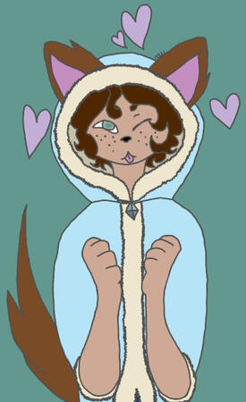 half wolf cold person idk